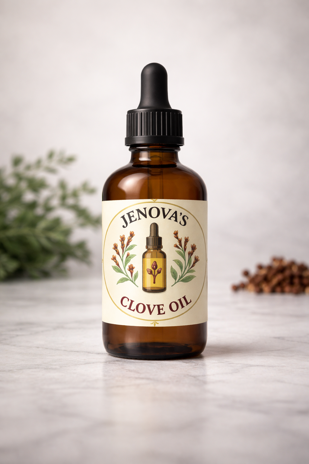 Clove Oil bottle