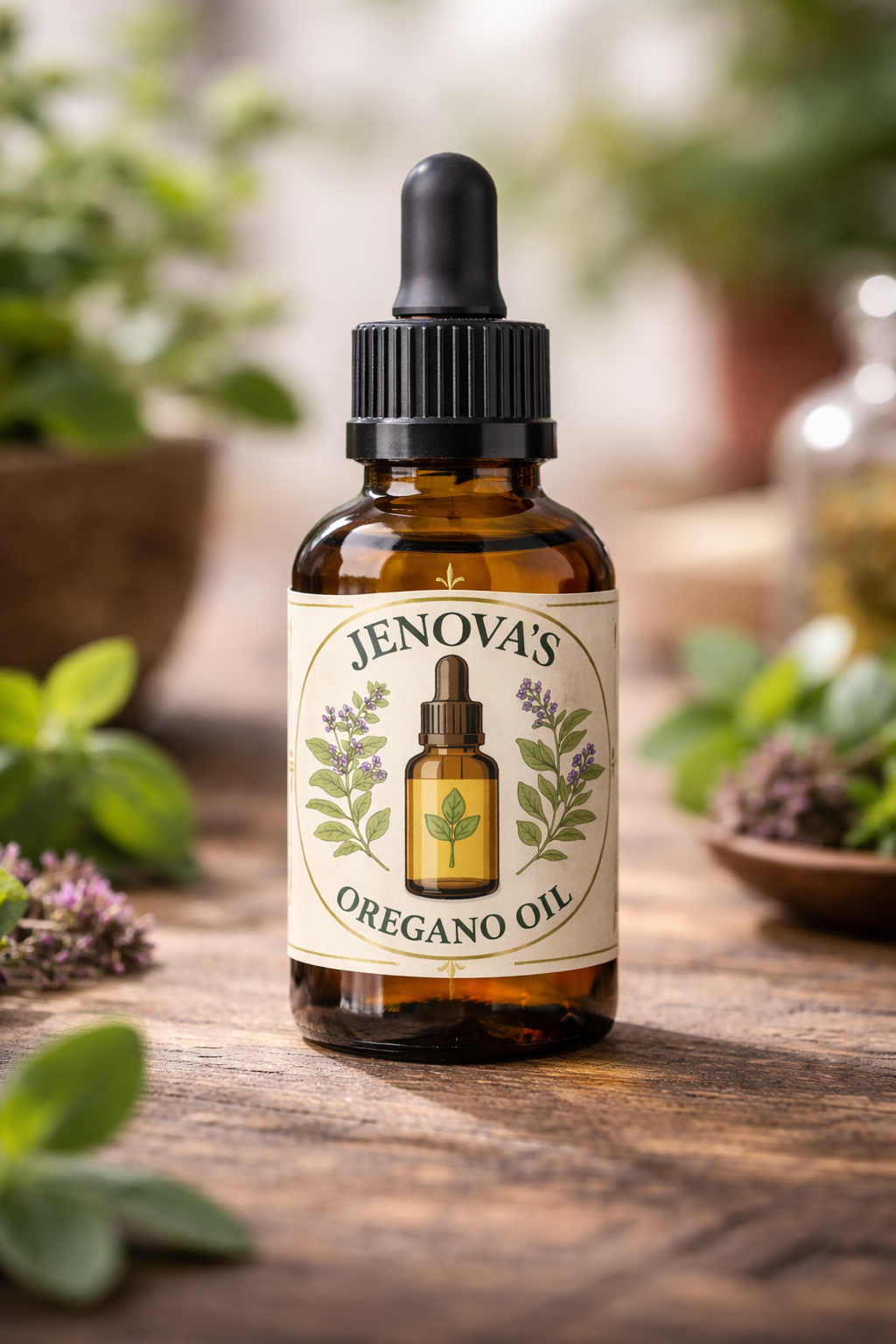 Oregano Oil bottle